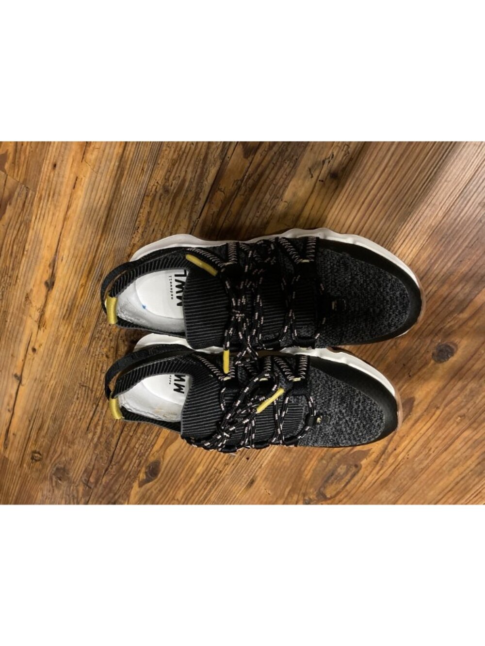 Madewell Field Knit Sneakers Black Granite Multi Women’s 8 US Men 6.5 Brand New - Picture 4 of 8